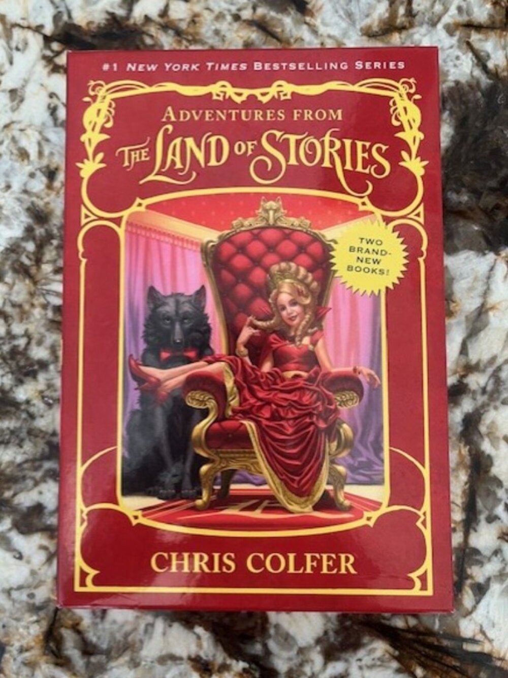 Hardcover set of Adventures from the Land of Stories by Chris Colfer- LIKE NEW